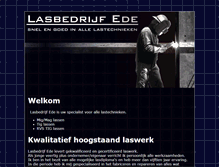 Tablet Screenshot of lasbedrijf-ede.nl